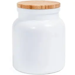 Банка для зберігання сипучих продуктів Bormioli Rocco Victoriana 1 л біла (123413MDZ121990)