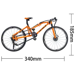 Конструктор велосипед  ZHEGAO DOWNHILL BIKE  швидкісний гірський 253 деталі - мініатюра 4