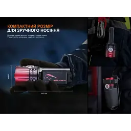 Ліхтар Fenix LR35R PRO Black/red - мініатюра 11