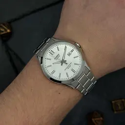 Чоловічий годинник Casio MTS-100D-7A Сріблястий ( AT1141-0332 ) - мініатюра 2