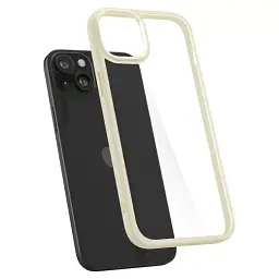 Прозорий чохол Spigen Ultra Hybrid Mute Beige для iPhone 15 (ACS06800) - мініатюра 3