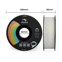 Пластик для 3D-принтера Creality PLA+ 1 кг, 1.75 мм, white (3301010305) - мініатюра 7