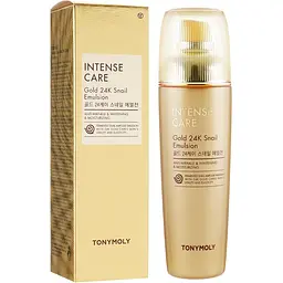 Эмульсия для лица Tony Moly Intense Care Gold 24K Snail Emulsion, с муцином улитки и золотом, 140 мл