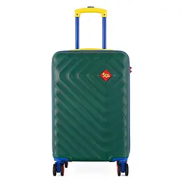 Валіза під ручну поклажу Semi Line 20 дюймів (S) дюймів (S) ABS-Plastic Dark Green (T5805-1) - мініатюра 2