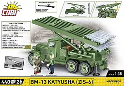 Конструктор COBI Реактивна установка БМ-13 Катюша (ЗІС-6) 1:35 440 деталей - мініатюра 3