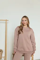 Теплий світшот для вагітних та годуючих з потайними блискавками Berlin XXL-3XL (50-52) Lullababe Бежевий - мініатюра 6