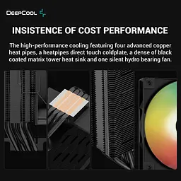 Кулер для процесора Deepcool AG400 Digital BK ARGB (R-AG400-BKADMN-G-1) - мініатюра 12
