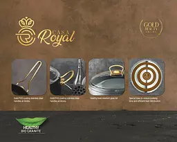 Набір посуду Casa Royal G-UKR 20200 "Bio Granit" Cream 7 предметів - мініатюра 3