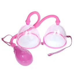 Вакуумна помпа для грудей - Breast Pump Enlarge With Twin Cups Vibrating - мініатюра 2