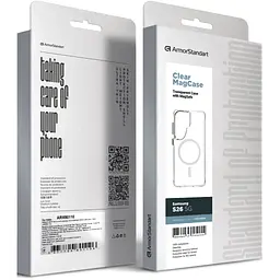 Чохол до мобільного телефона Armorstandart Clear MagCase Samsung S26 5G Transparent (ARM88864) - мініатюра 3