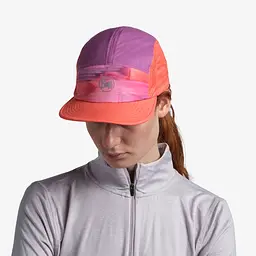 Кепка Buff 5 Panel Go Cap L/XL Помаранчевий-Фіолетовий - мініатюра 4