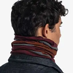 Шарф-труба Buff Merino Move, Mahogany Сірий-Коричневий - мініатюра 4