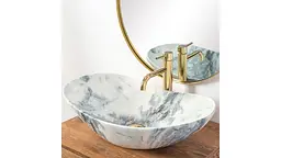 Умивальник Rea Royal 36x62,5 granit matt (REA-U8742), Матова - мініатюра 4