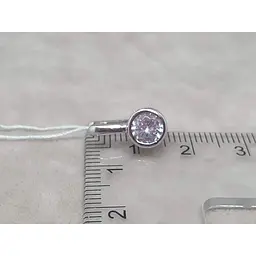Срібні сережки TOP Silver з фіанітами. 9520156Б - мініатюра 5
