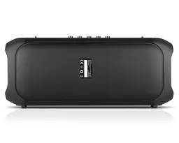 Портативная колонка REAL-EL X795 Boombox 70W Bluetooth, Echo Karaoke, TWS, RGB, Black - мініатюра 9