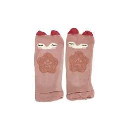 Дитячий набір наколінники і шкарпетки "Кіт" MGZ-0649(Pink) - мініатюра 3