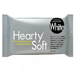 Полімерна глина самозастигаюча PADICO, 180 г., Hearty Soft, для квітів, Біла, (1513270)
