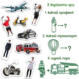 Набір магнітів Magdum Професії та транспорт ML4031-31 EN - мініатюра 4