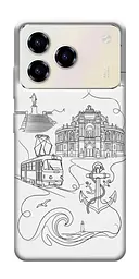 TPU чехол Demsky Odesa spirit для ZTE Blade A76