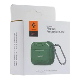 Футляр із карабіном Spigen DuraPro Flex Airpods 1/ Airpods 2 Green (35267_3345634) - мініатюра 2