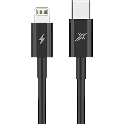Дата кабель USB-C to Lightning 20W CL-07B Black Grand-X (CL-07B)