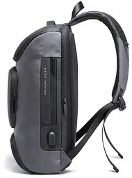 Рюкзак міський Bange BG-7078 30л ранець з відсіком для ноутбука до 15.6'' USB-роз'єм Gray (19377) - мініатюра 6