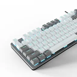 Клавіатура Aula F3287 Keycap KRGD Blue USB UA Grey/White (6948391240954) - мініатюра 7
