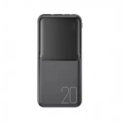 Зовнішній акумулятор Power bank XO PR252 20000 mAh Чорний - мініатюра 2