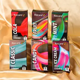 Презервативи Holographic Recare Delay Candy Condoms 12 шт, пролонгувальний ефект, цукерковий аромат - мініатюра 6