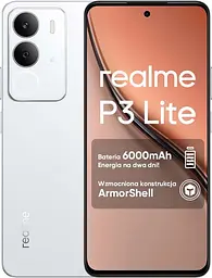 Смартфон REALME P3 Lite 4/128GB Global NFC White - мініатюра 2
