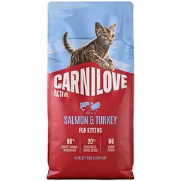 Сухий корм для кошенят Carnilove Active Salmon & Turkey Kitten лосось та індичка 6 кг
