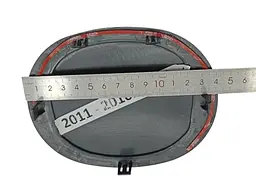 Емблема решітки Mazda 6 (2011-2016р) чорна+хром 141х112 мм під склом (на напрямних) - мініатюра 2