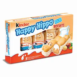 Блок Kinder Happy Hippo Hazelnut 10х103 г - мініатюра 2