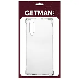 TPU чохол GETMAN Ease logo посилені кути для Samsung A750 Galaxy A7 (2018) Безбарвний (прозорий) - мініатюра 2