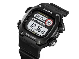 Чоловічий наручний годинник 2126BKWT Black-White Skmei acs0030250 - мініатюра 3