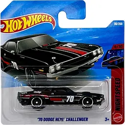 Базова машинка Hot Wheels Nightspeed 70 Dodge Challenger чорна (5785) JJK79-N521