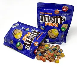 Цукерки M&M's Pop'd Caramel Chocolate Crunchy Candy 155г - мініатюра 4