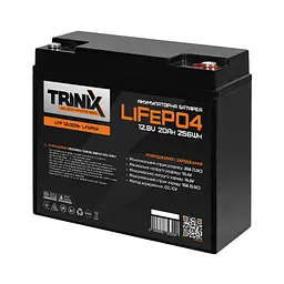 Акумулятор Trinix LFP 12V20Ah LiFePO4 12.8В 20А*год