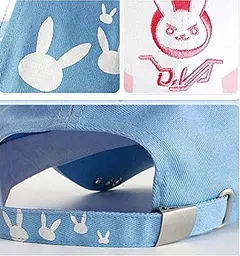 Кепка бейсболка Rabbit Overwatch Dva Pink Rabbit Plush Овервотч Рожевий Кролик BC OV R - мініатюра 4