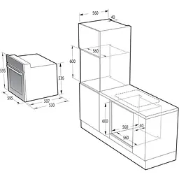 Духова шафа Gorenje BO6635E01B - мініатюра 10