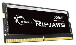 Модуль пам`ятi SO-DIMM 16GB/4800 DDR5 G.Skill Ripjaws (F5-4800S4039A16GX1-RS) - мініатюра 2
