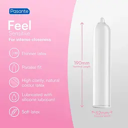 Презервативи Pasante Sensitive Feel, 12 шт - мініатюра 4