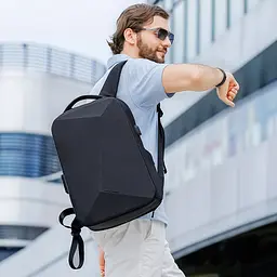 Рюкзак Mark Ryden для ноутбука 15.6 дюймів Rock MR9405YY з кодовим замком TSA та USB портом Чорний - мініатюра 5