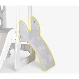 Гірка-трансформер для дітей з гойдалкою Mealux Lola (KD-B076 White / Grey) - мініатюра 3