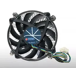 Кулер для процесора DC-HA11TZ/RPW, алюміній, 1x95 мм, для Intel 1700/1851 Titan teh0027843 - мініатюра 2