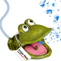 Декорація весела жаба Kruger Meier Froggy Bubble 11x8x5 см (1185) - мініатюра 3