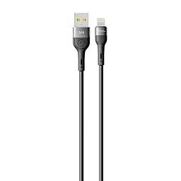 Кабель для подзарядки USB Ridea RC-XS51 X-Silicone USB-Lightning 12W 5V/2.4A 1.2 м Черный - миниатюра 2
