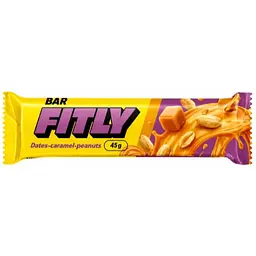 Протеїновий батончик Fitly 12x45 г Фініки-карамель-арахіс - мініатюра 2