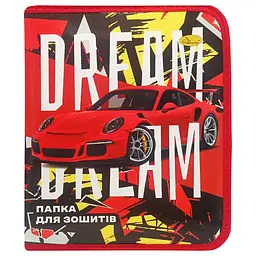 Папка для зошитів на блискавці "Dream sport car" Апельсин АП-1001-5
