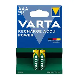 Акумулятор Varta Rechargeable Accu 1000mAh NI-MH * 2 (05703301402)